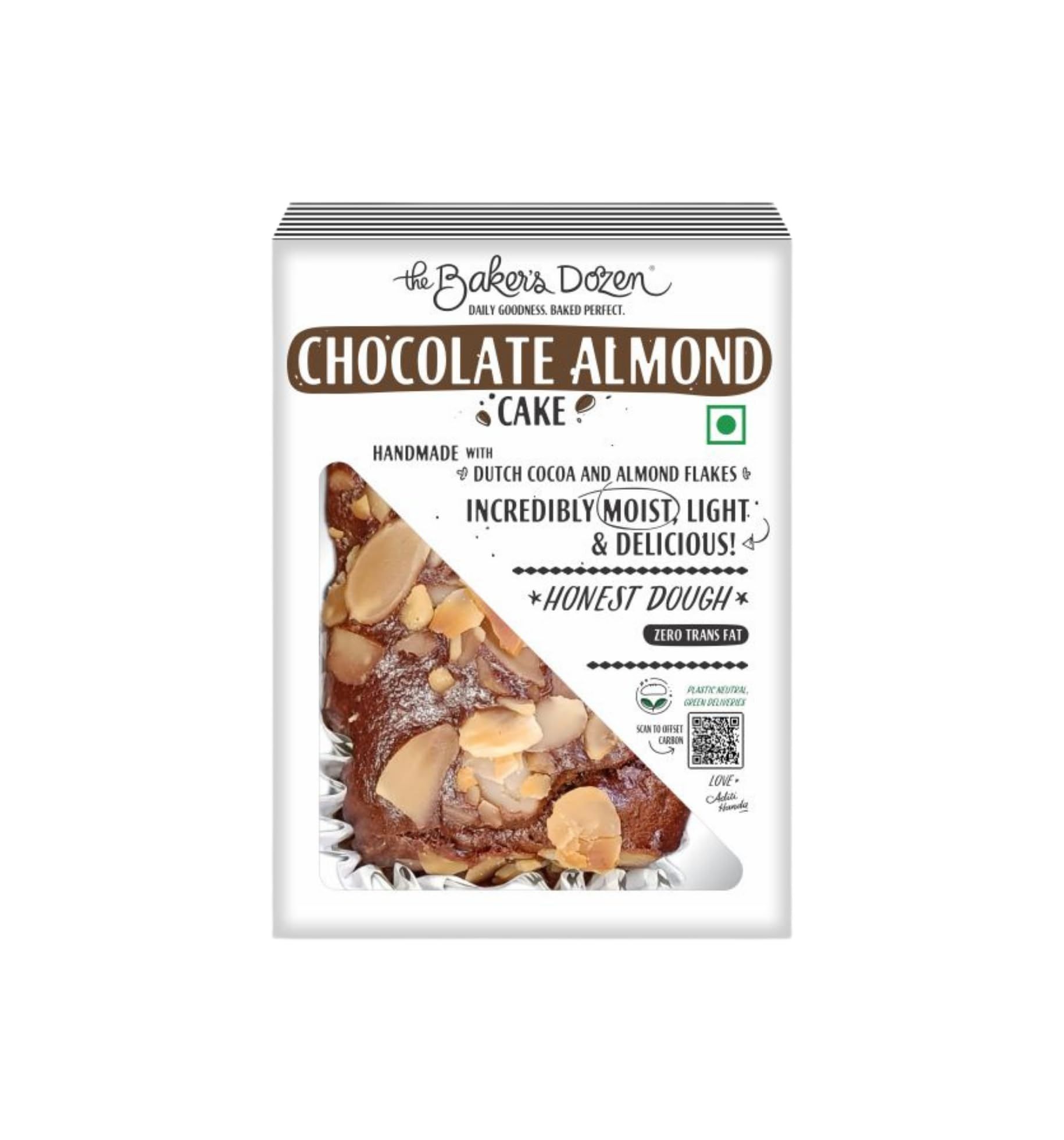 The Baker's Dozen Chocolate Almond Cake, 150 G