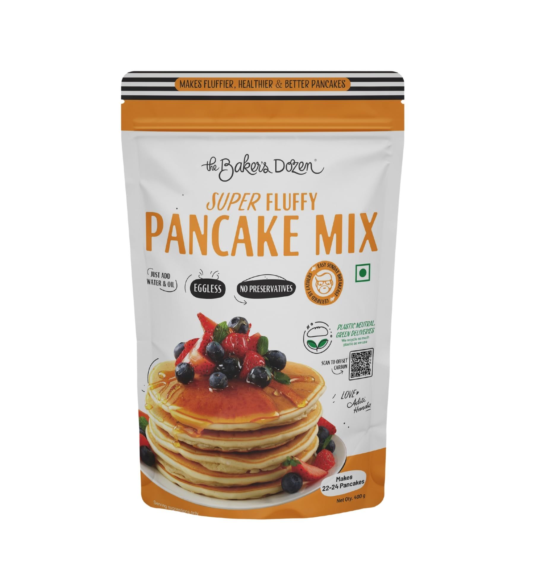 The Baker's Dozen Super Fluffy Pancake Mix, 400 G