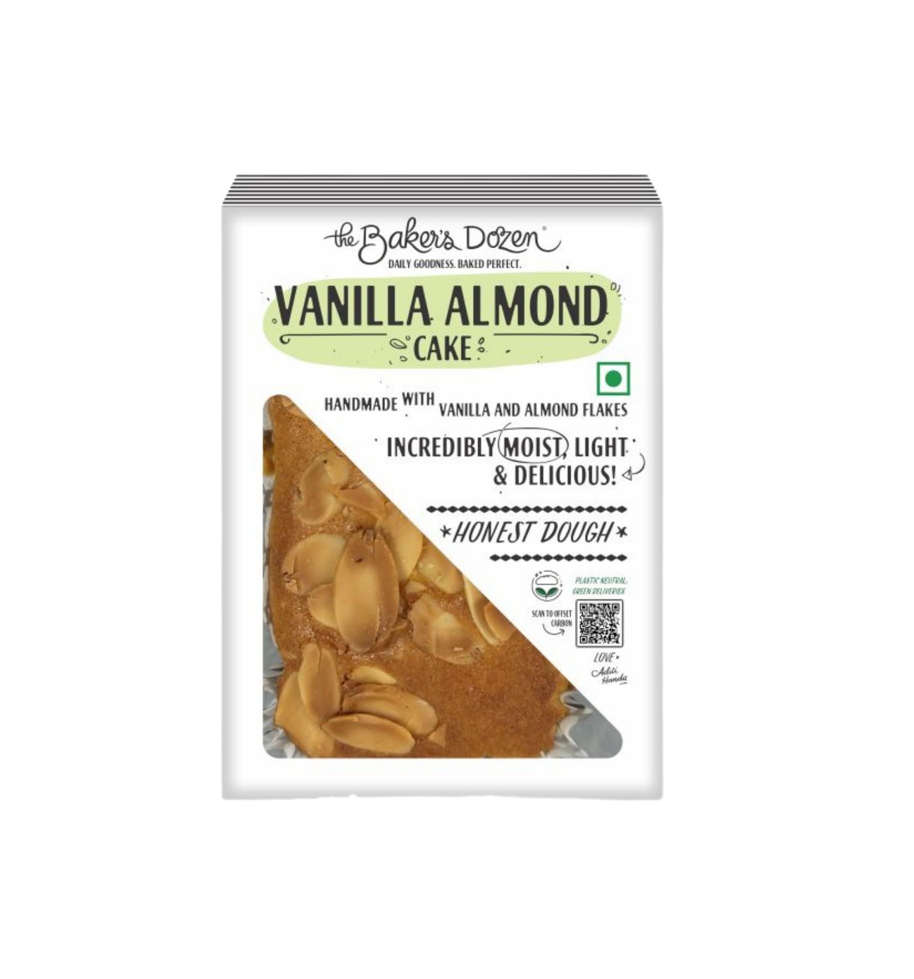 The Baker's Dozen Vanilla Almond Cake, 150 G