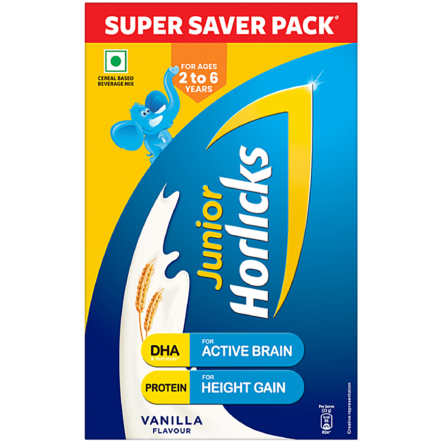 Horlicks Junior - Health Drink, Vanilla - Specialized Nutrition For Kids, 1 Kg