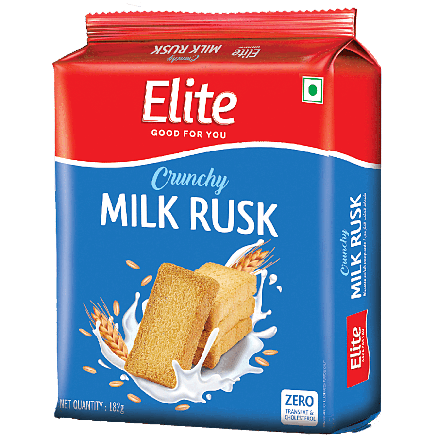 Elite Rusk, Milk, 182 G