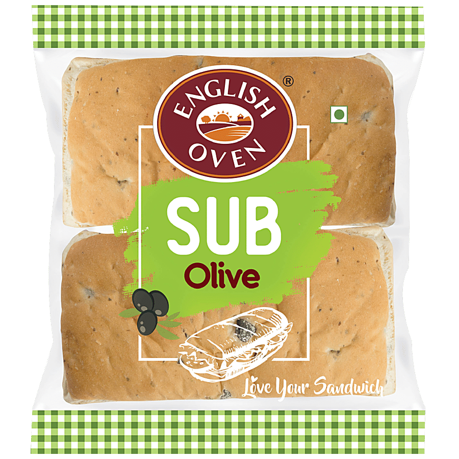 English Oven Sub Olive Bread, 200 G