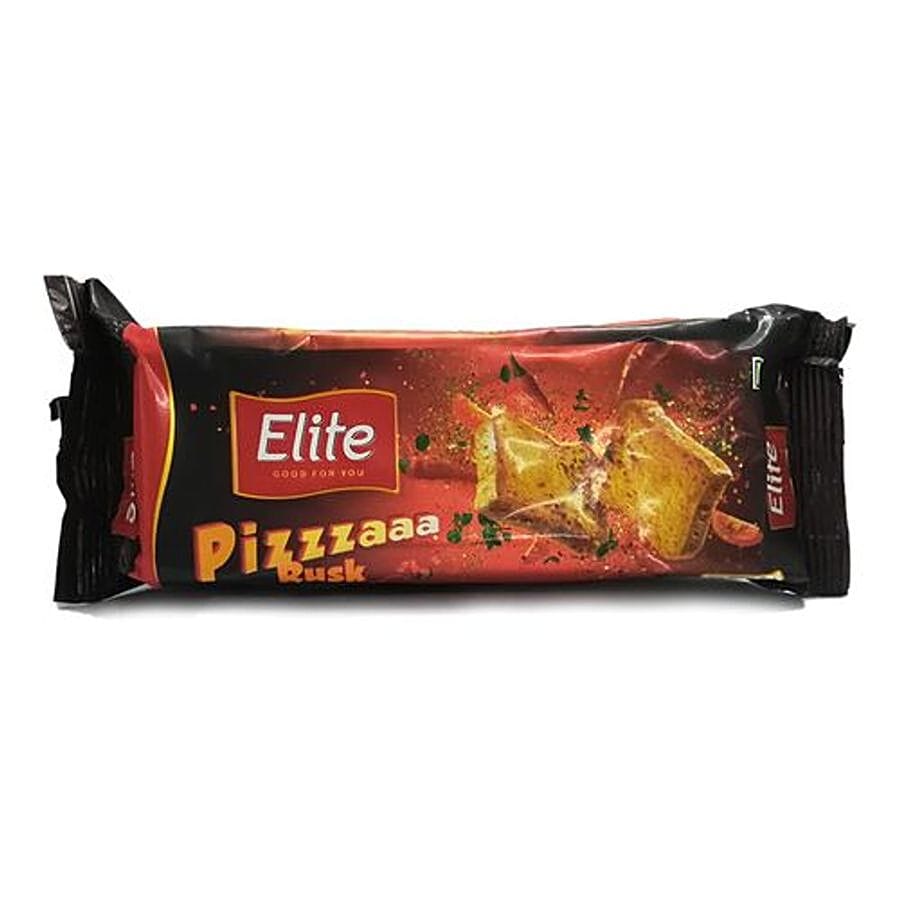Elite Rusk, Pizza, 100 G Pillow Pouch