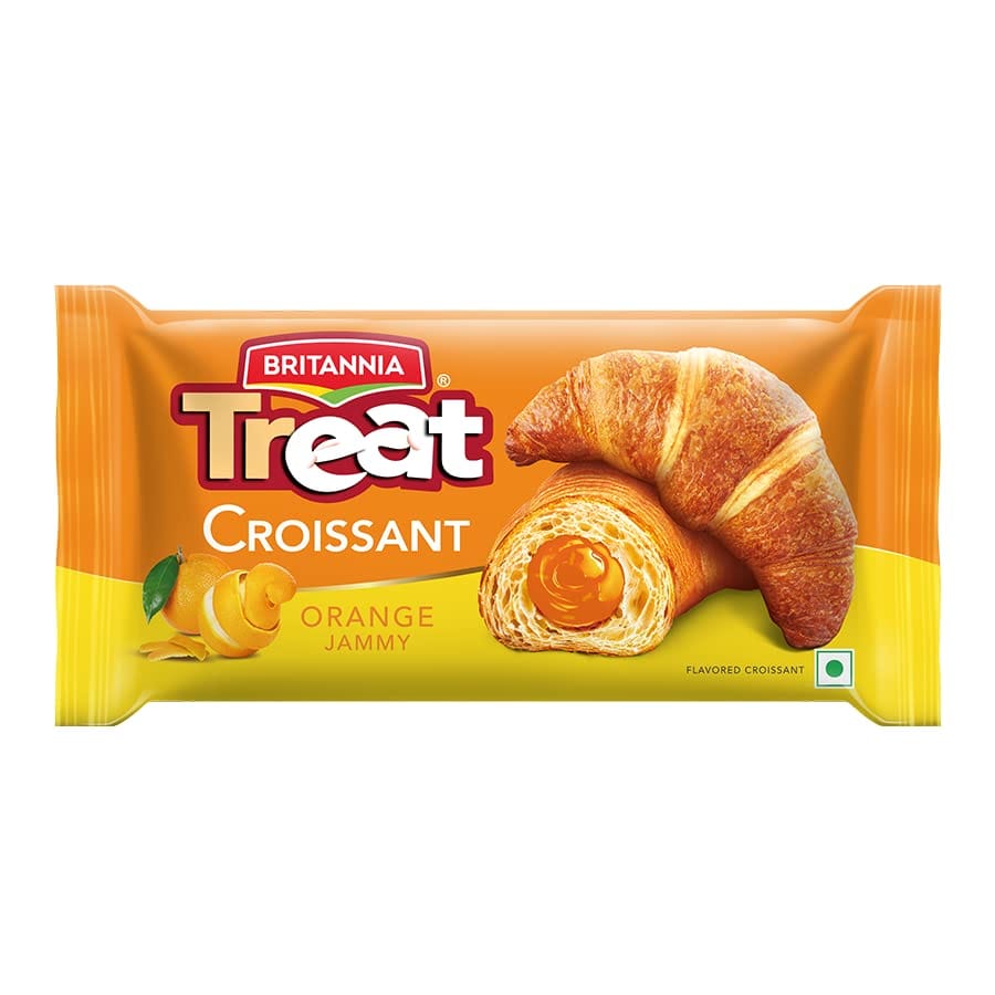 Britannia Treat Croissant Orange, 45G