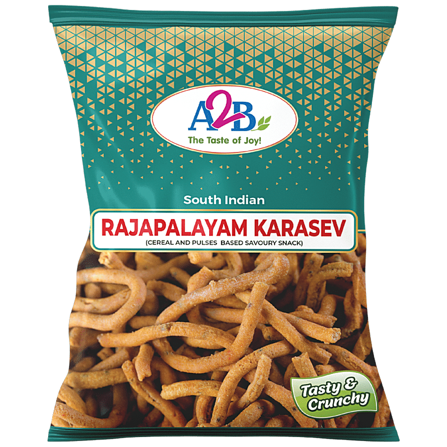 A2B Rajapalayam Karasev - Cereal & Pulses Based Savoury Snack, 200 g