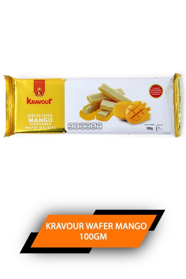 Kravour Wafer Mango, 100 gm