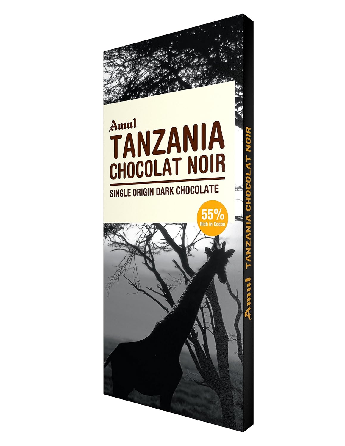 Amul Tanzania Single Origin Dark Chocolate, 125G