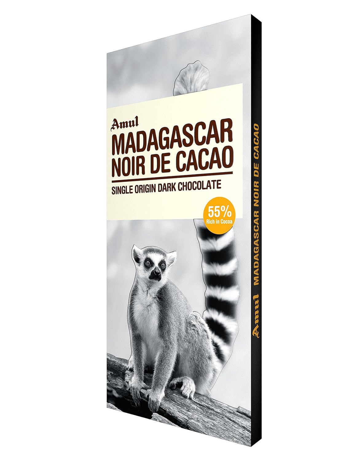 Amul Madagascar Single Origin Dark Chocolate, 125G