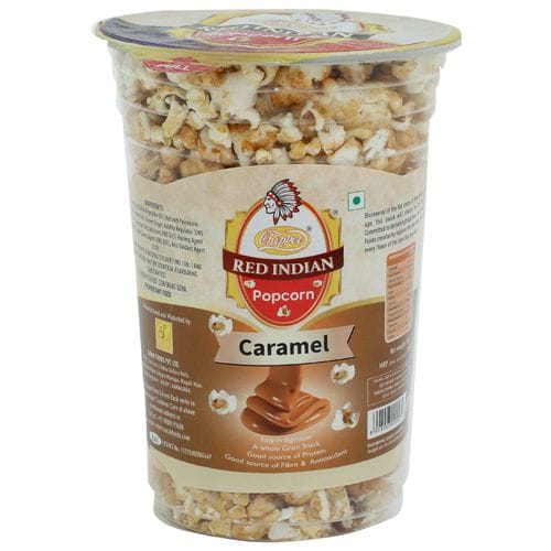 Red Indian Popcorn - Caramel, 55 G Pouch