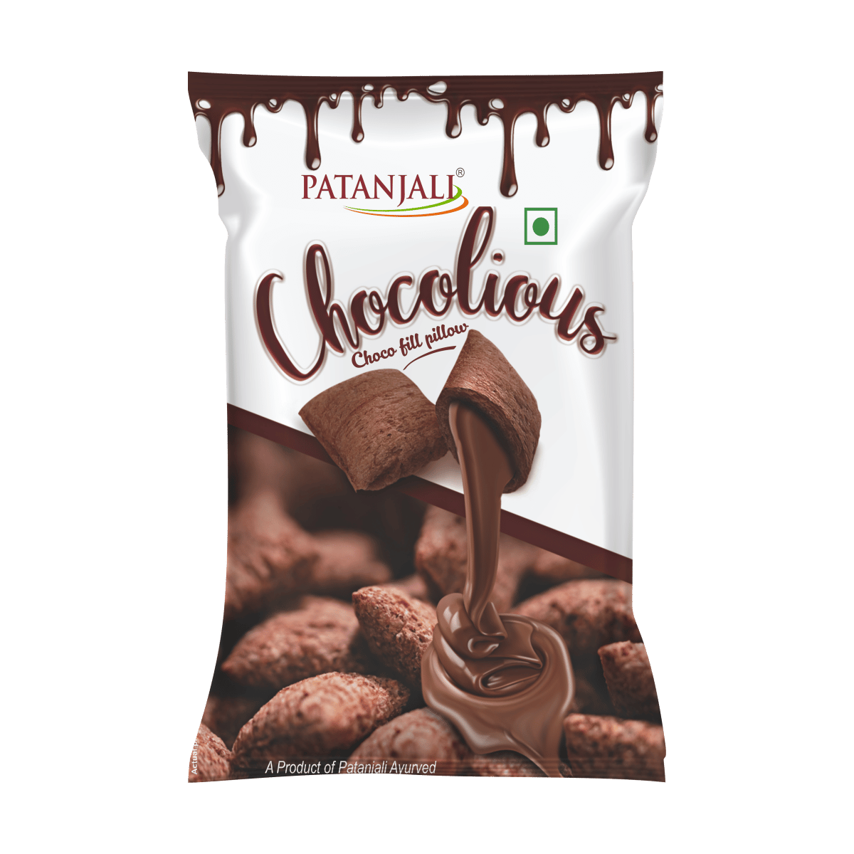 Patanjali Chocolious-Choco Fill Pillow, 20 gm