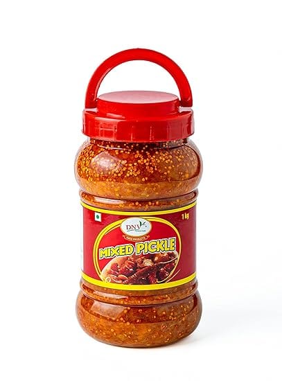 Dnv Mixed Pickle Jar 1Kg | Mixed Aachar | Spicy & Tasty