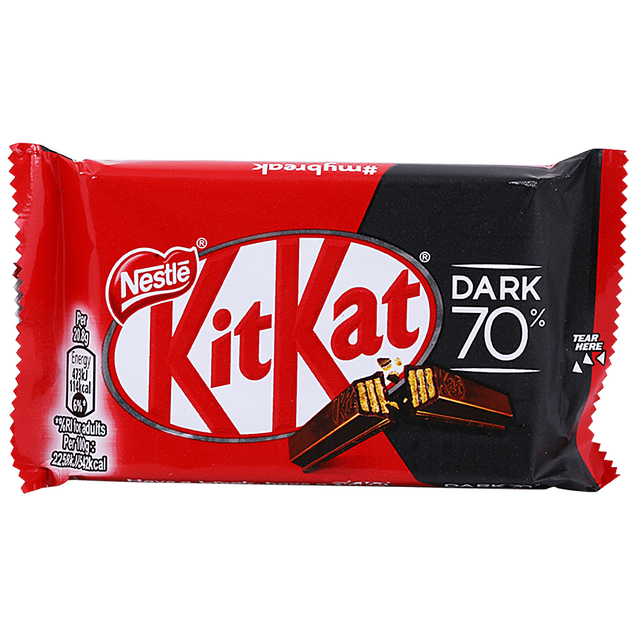 Nestle Kit Kat - 4 Finger Bar, Dark Chocolate, 41.5 G Pouch