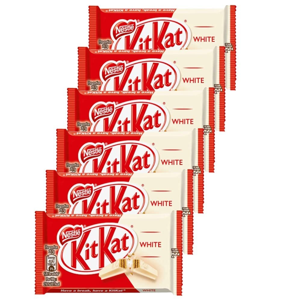 Nestlé Kitkat White Chocolate, 6 X 41.5 G - 249 Gm