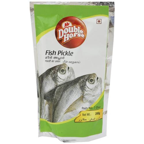 Double Horse Fish Pickle, 200 gm