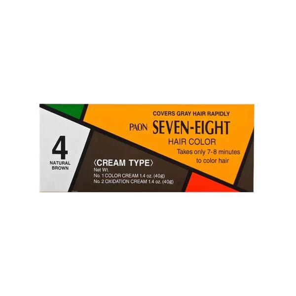 PAON Hair Color Refill, No. 4 Natural Black