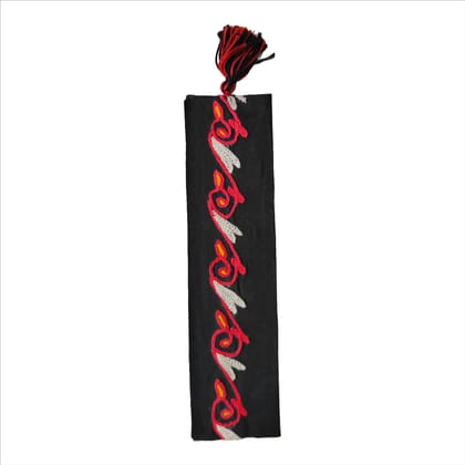 BEL Embroidered Black Bookmark BEL Embroidered Black Bookmark