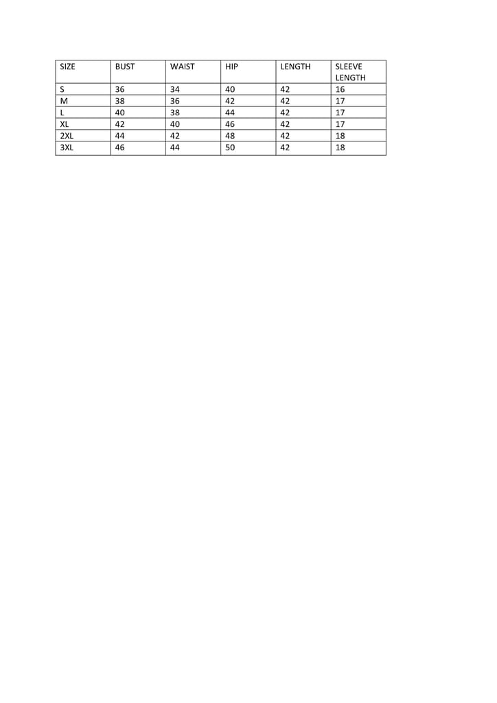 Size Guide Size Guide