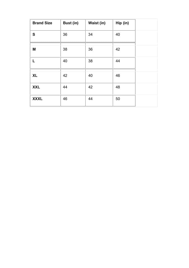 Size Guide