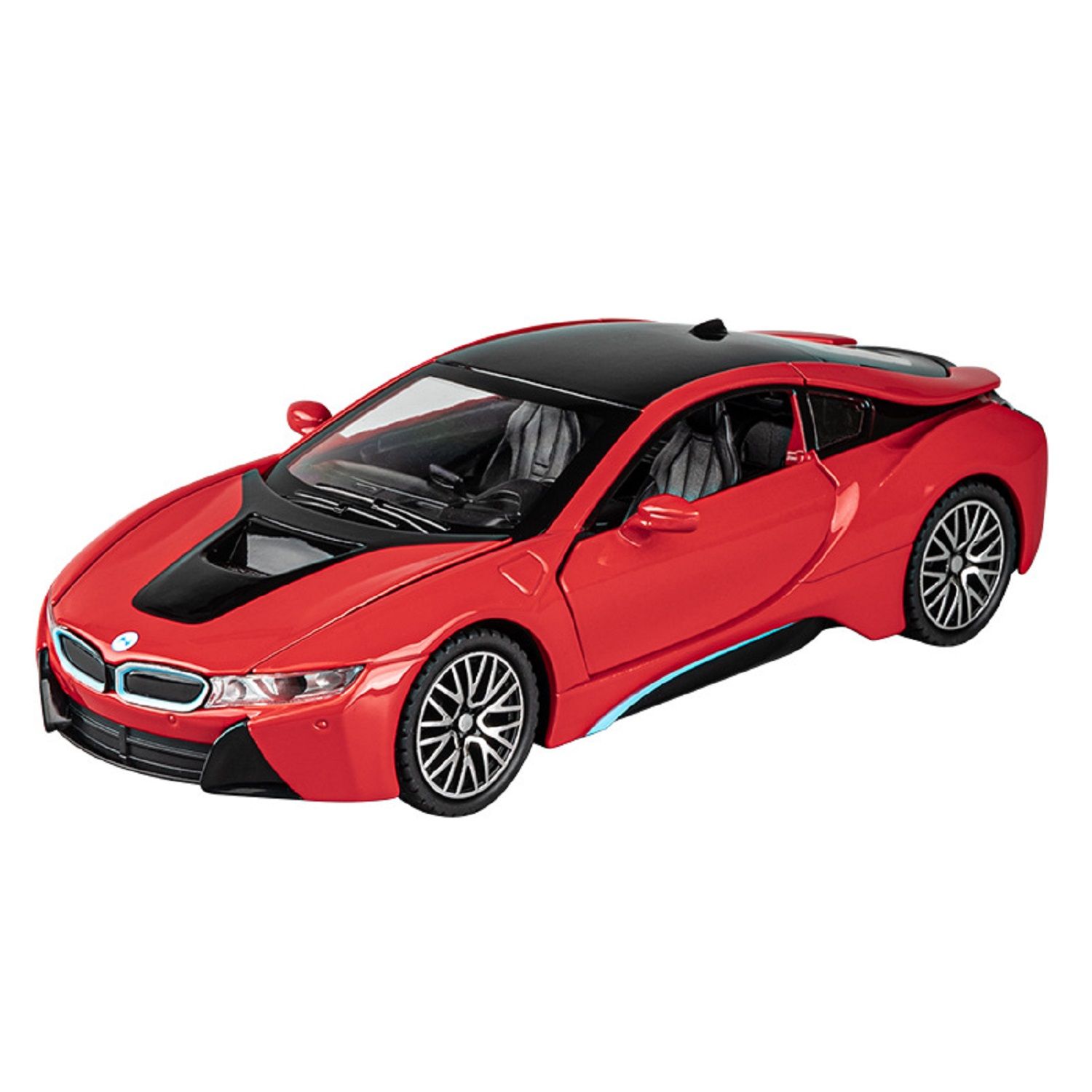 KTRS ENTERPRISE 1:32 Bama i8 Alloy Metal Pull Back Die-cast Car Model Pull Back car Super Openable Doors Sound and Light Doors & Light Music Boys Toys for Kids