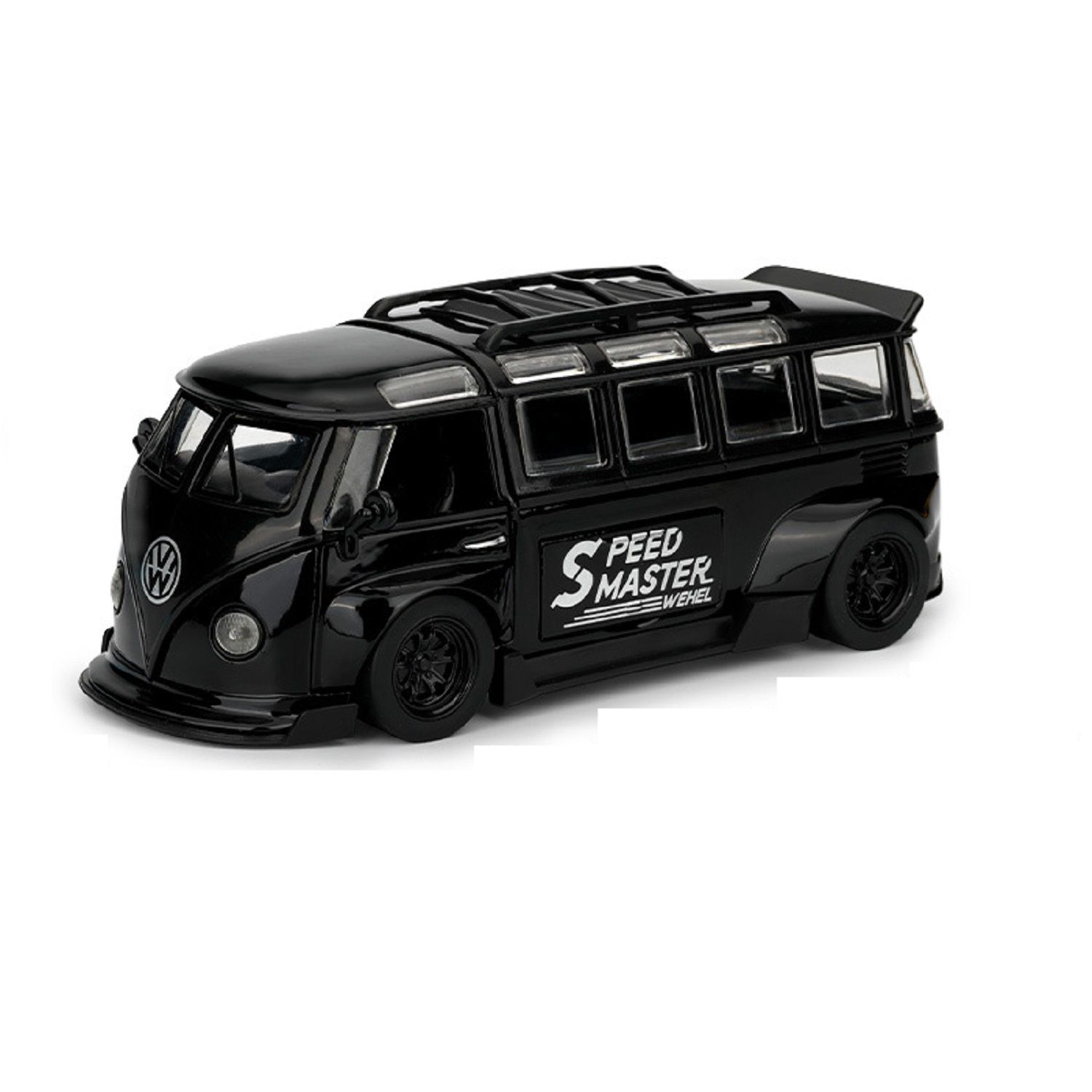 KTRS ENTERPRISE 1:32 Voksagen T1 Alloy Metal Pull Back Die-cast Car Model Pull Back car Super Openable Doors Sound and Light Doors & Light Music Boys Toys for Kids