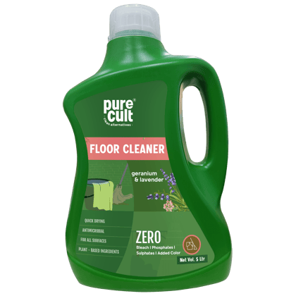 PureCult Floor Cleaner (5000 ml) | Geranium and Lavender Fragrance