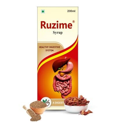 Rhushi Ayurved Ruzime Syrup - Healthy Digestive System Rhushi Ayurved Ruzime Syrup - Healthy Digestive System