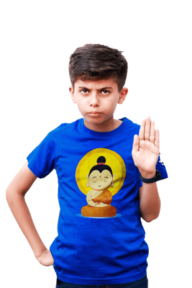 KUCHU Unisex Tshirt (6 Years- 7 Years) | Made of Super Combed Cotton-Modal Natural Fiber Better Than 100% Cotton| Soft & Breathable Fabric| Unique Digitally Printed Design |Vibrant Colour| Buddha KUCHU Unisex Tshirt (6 Years- 7 Years) | Made of Super Combed Cotton-Modal Natural Fiber Better Than 100% Cotton| Soft & Breathable Fabric| Unique Digitally Printed Design |Vibrant Colour| Buddha