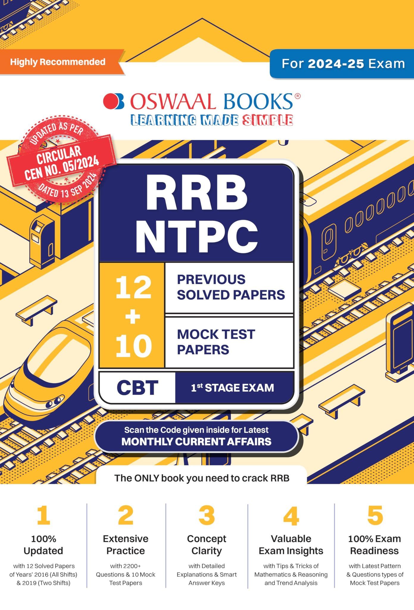 Oswaal RRB-NTPC 12 Previous Years' Papers & 10 Mock Test Papers Oswaal Editorial Board