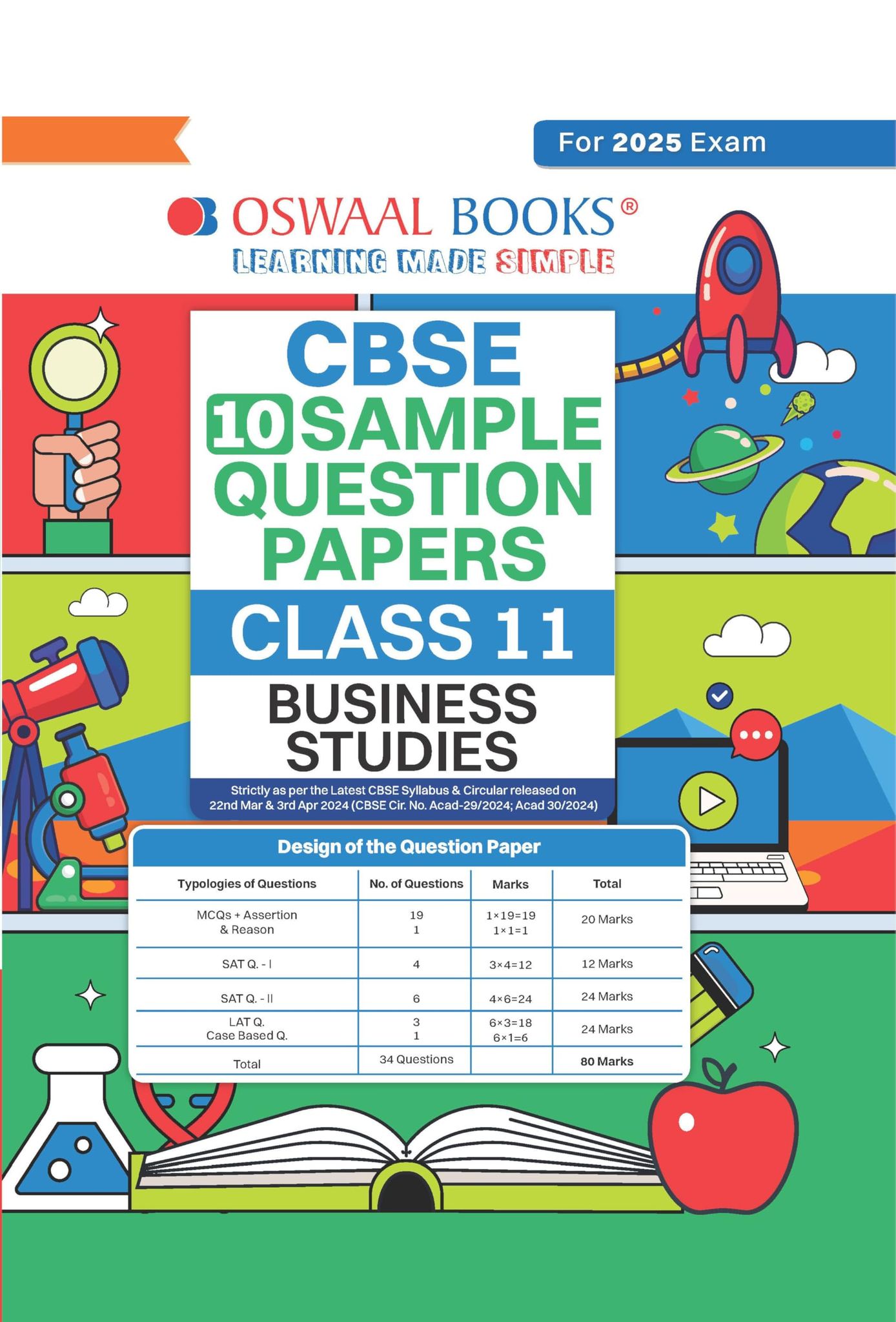Oswaal CBSE Sample Question Papers Class 11 Business Studies (For 2025 Exam) Oswaal Editorial Board