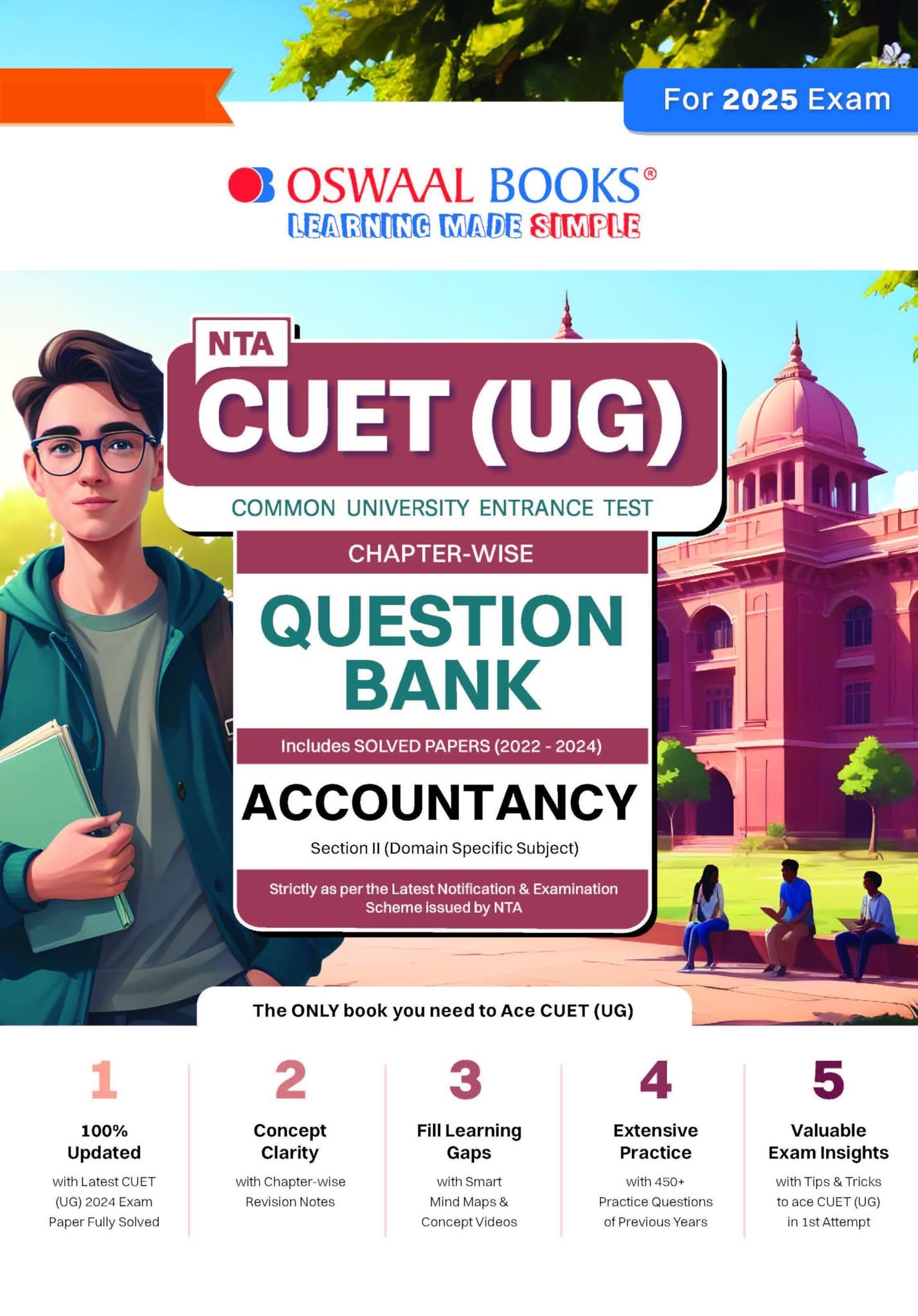 Oswaal Nta Cuet (Ug) Chapterwise Question Bank Accountancy (For 2025 Exam) Oswaal Editorial Board
