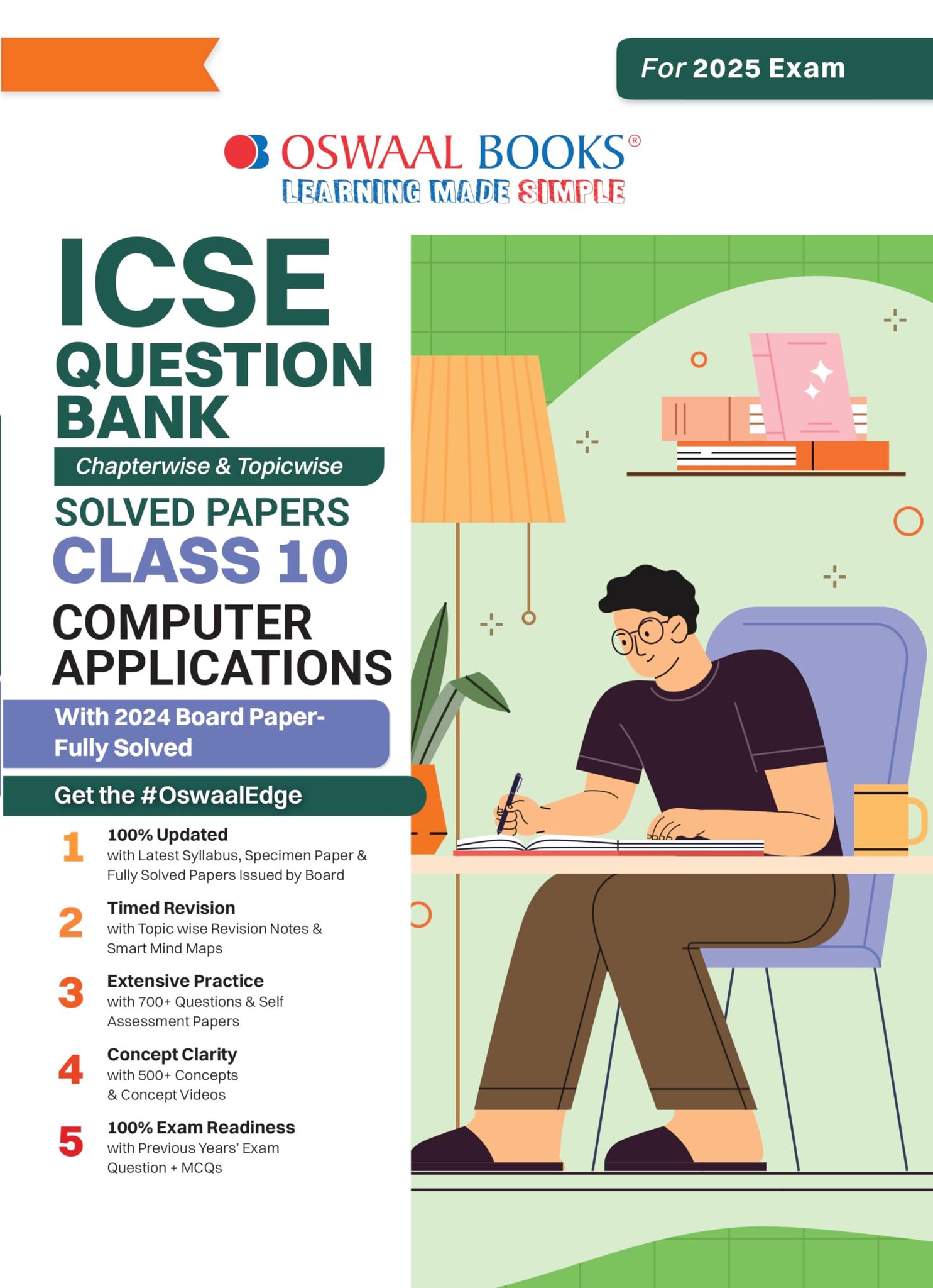 Oswaal ICSE Question Bank Class 10 Computer Application | Chapterwise | Topicwise | Solved Papers | For 2025 Board Exams Oswaal Editorial Board and New