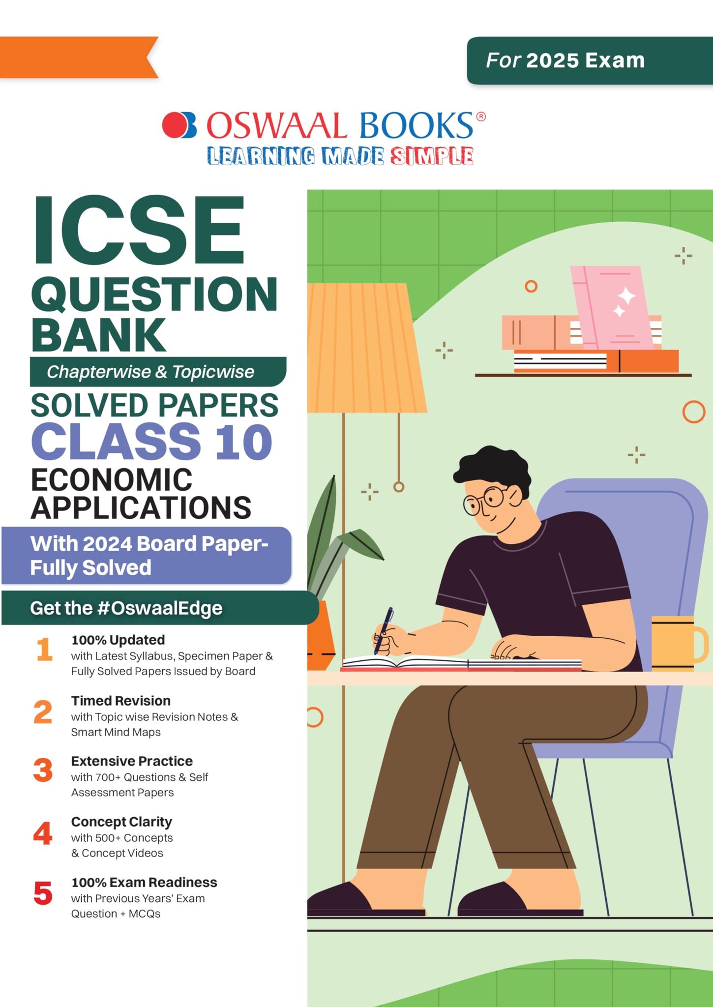 Oswaal ICSE Question Bank SOLVED PAPERS | Class 10 | Economic Application | For Exam 2024-25 Oswaal Editorial Board