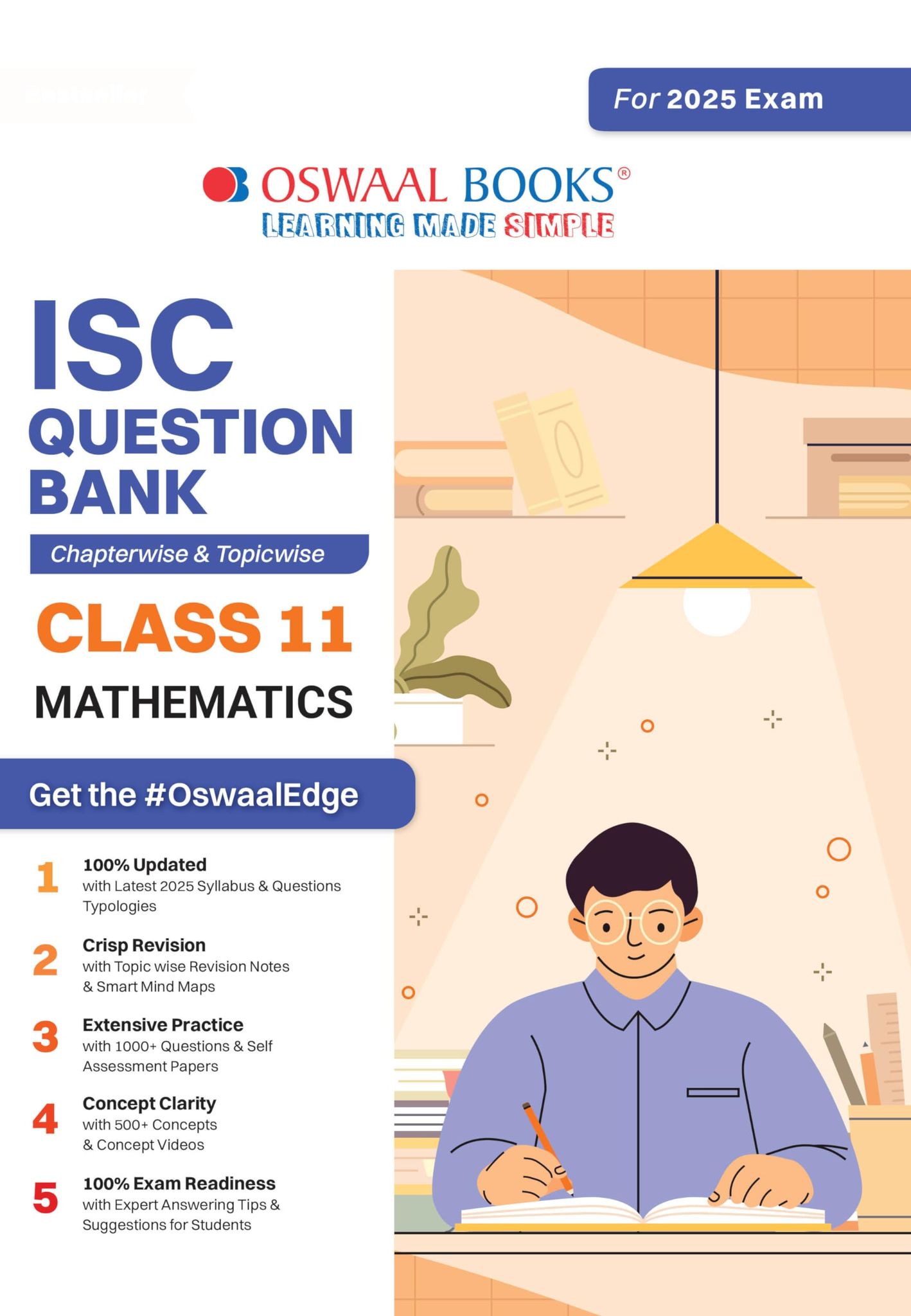 Oswaal ISC Question Bank Class 11 Mathematics | Chapterwise | Topicwise | Solved Papers | For 2025 Exams Oswaal Editorial Board