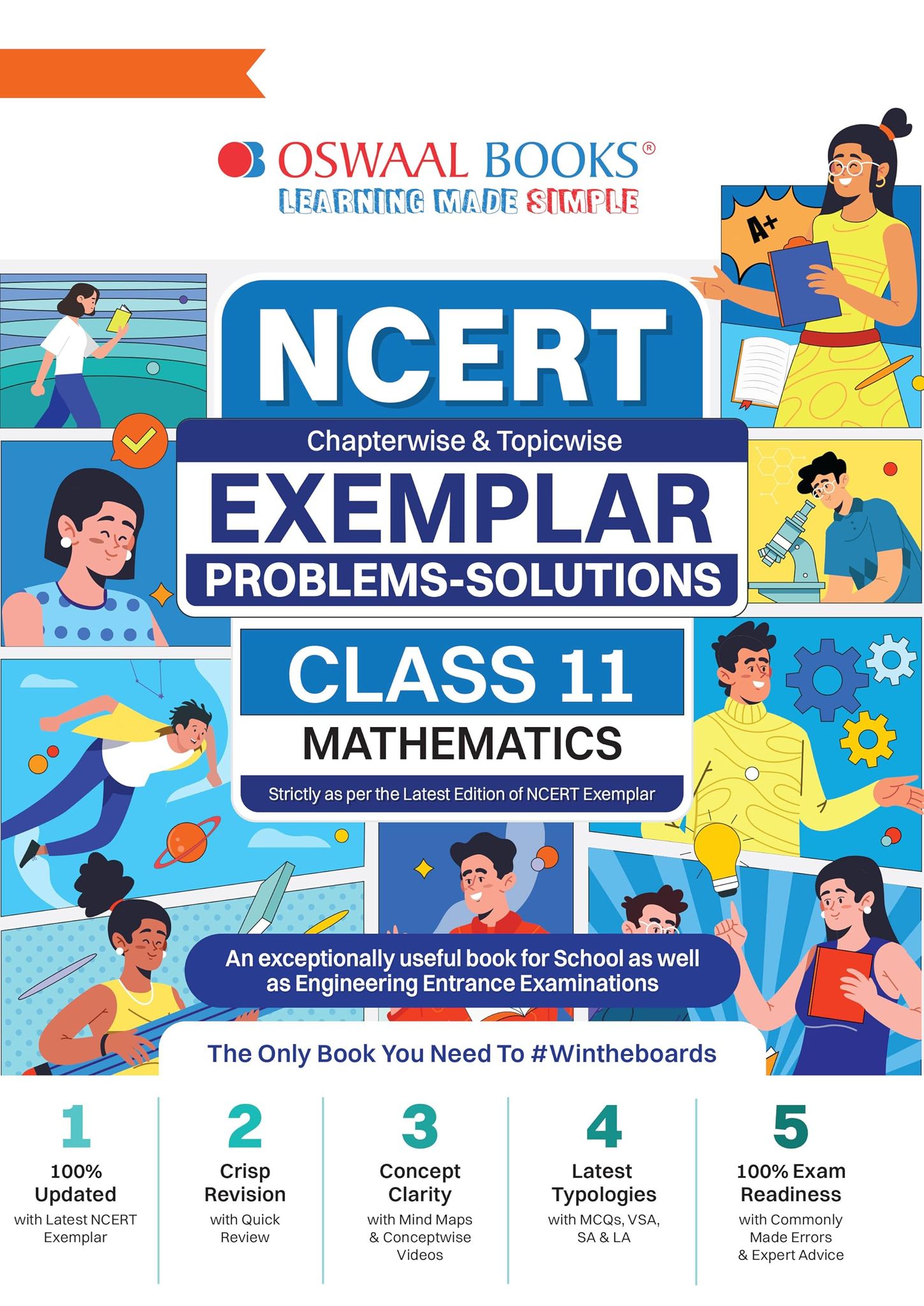 Oswaal NCERT Exemplar (Problems - solutions) Class 11 Mathematics Book For 2024 Exam Oswaal Editorial Board