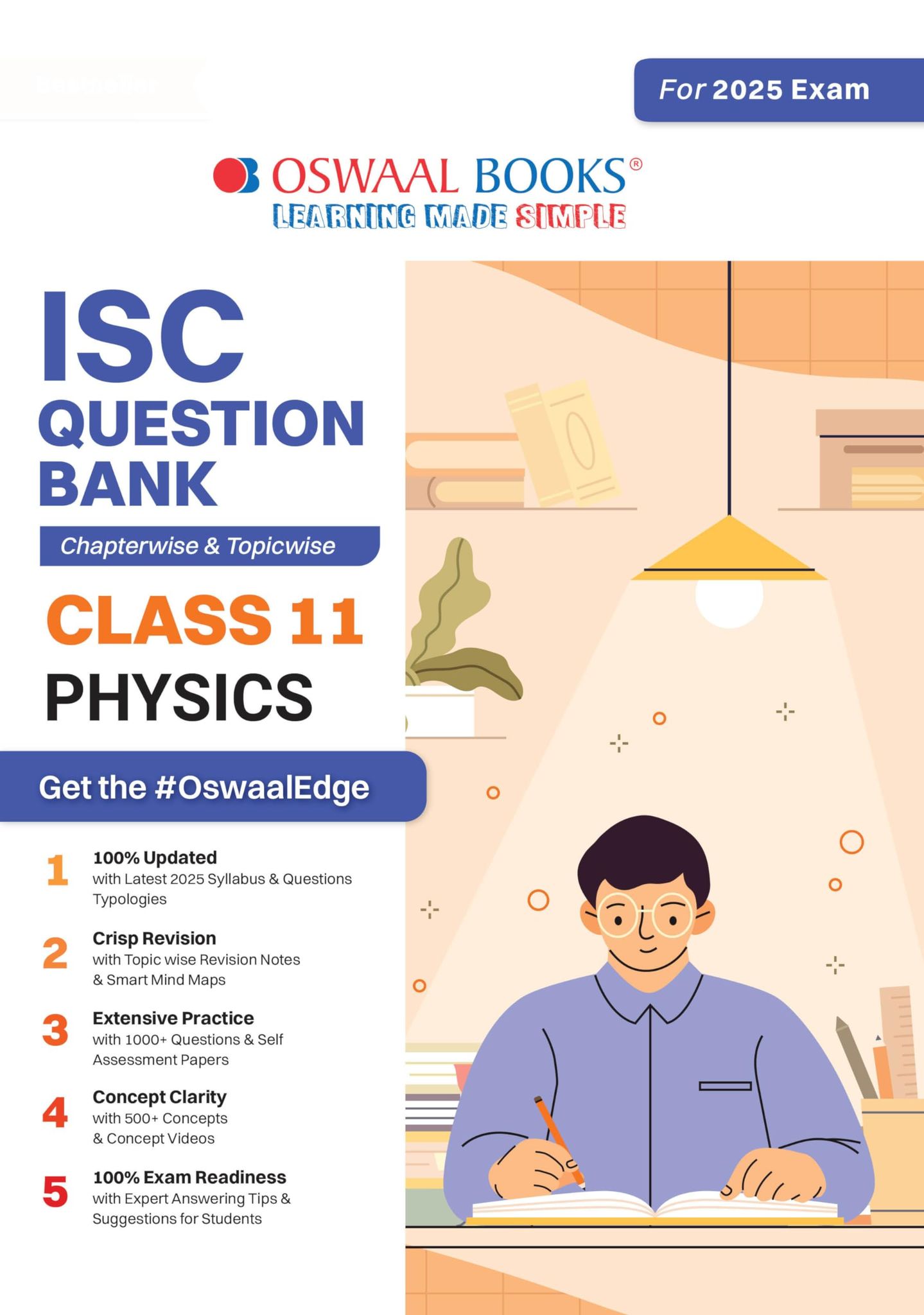 Oswaal ISC Question Bank Class 11 Physics | Chapterwise | Topicwise | Solved Papers | For 2025 Exams Oswaal Editorial Board