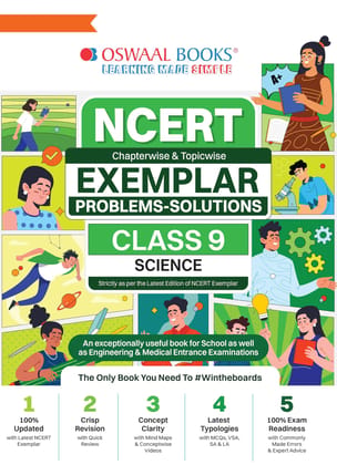 Oswaal NCERT Exemplar (Problems - Solutions) Class 9 Science Book For 2024 Exam Oswaal Editorial Board