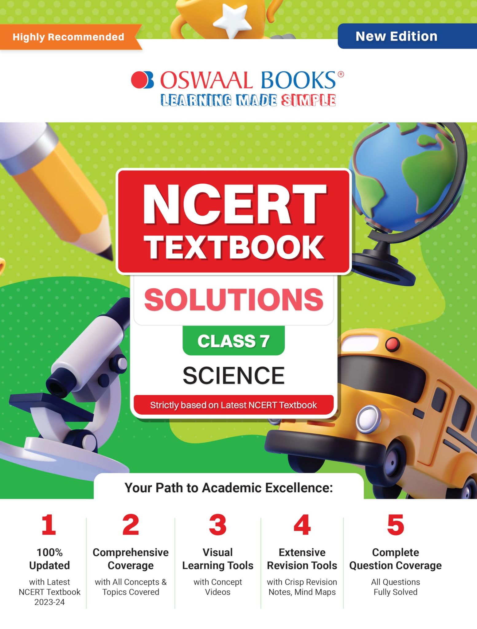 Oswaal NCERT Textbook Solutions Class 7 Science | For 2024 Exam [Paperback] Oswaal Editorial Board