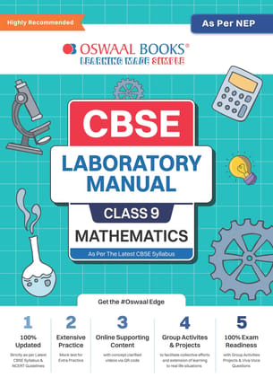 Oswaal CBSE Laboratory Manual Class 9 Mathematics Book | As Per NEP | For Latest Exam [Paperback] Oswaal Editorial Board
