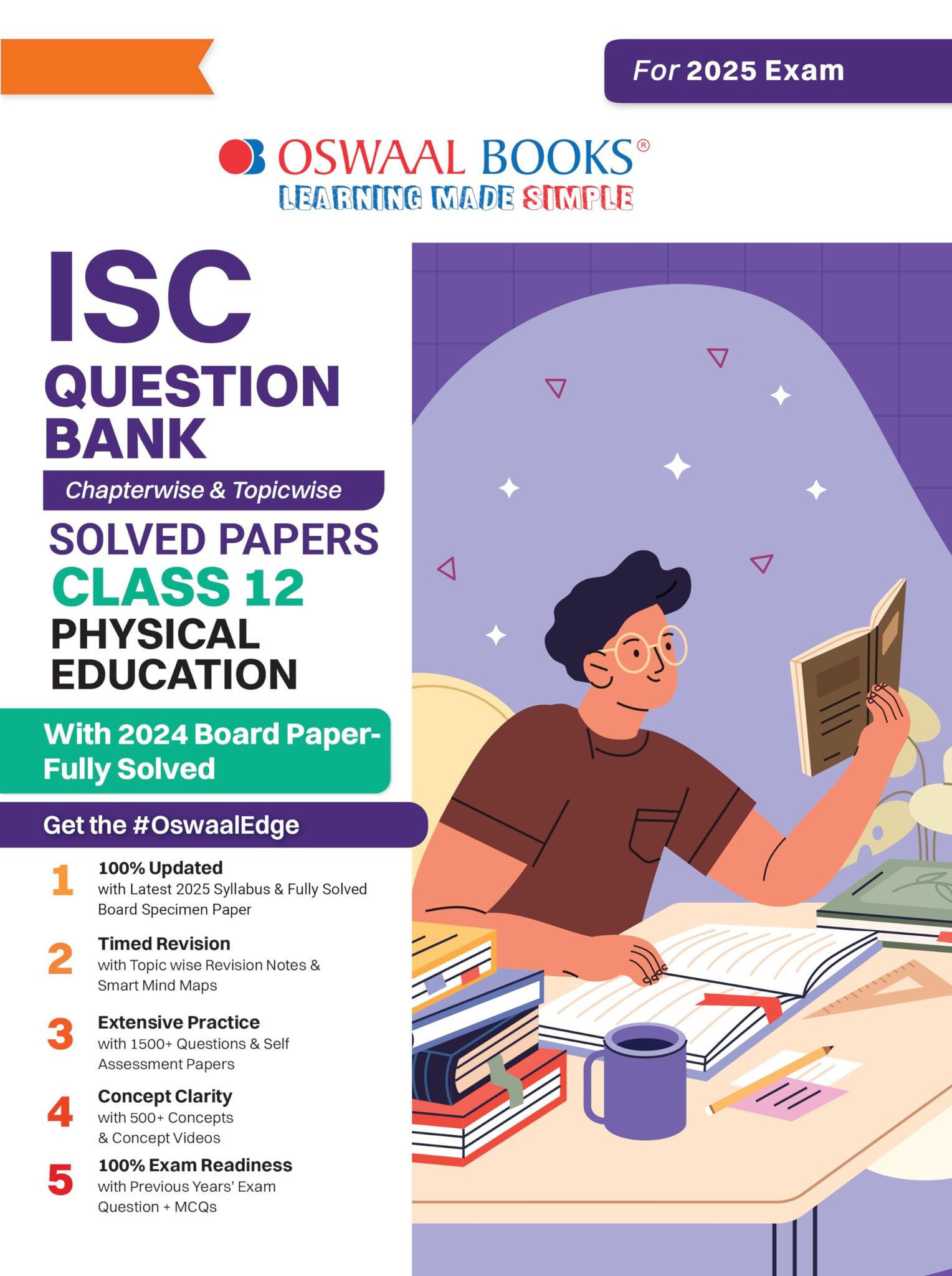 Oswaal ISC Question Bank Class 12 Physical Education | Chapterwise and Topicwise | Solved Papers | For Board Exams 2025 Oswaal Editorial Board