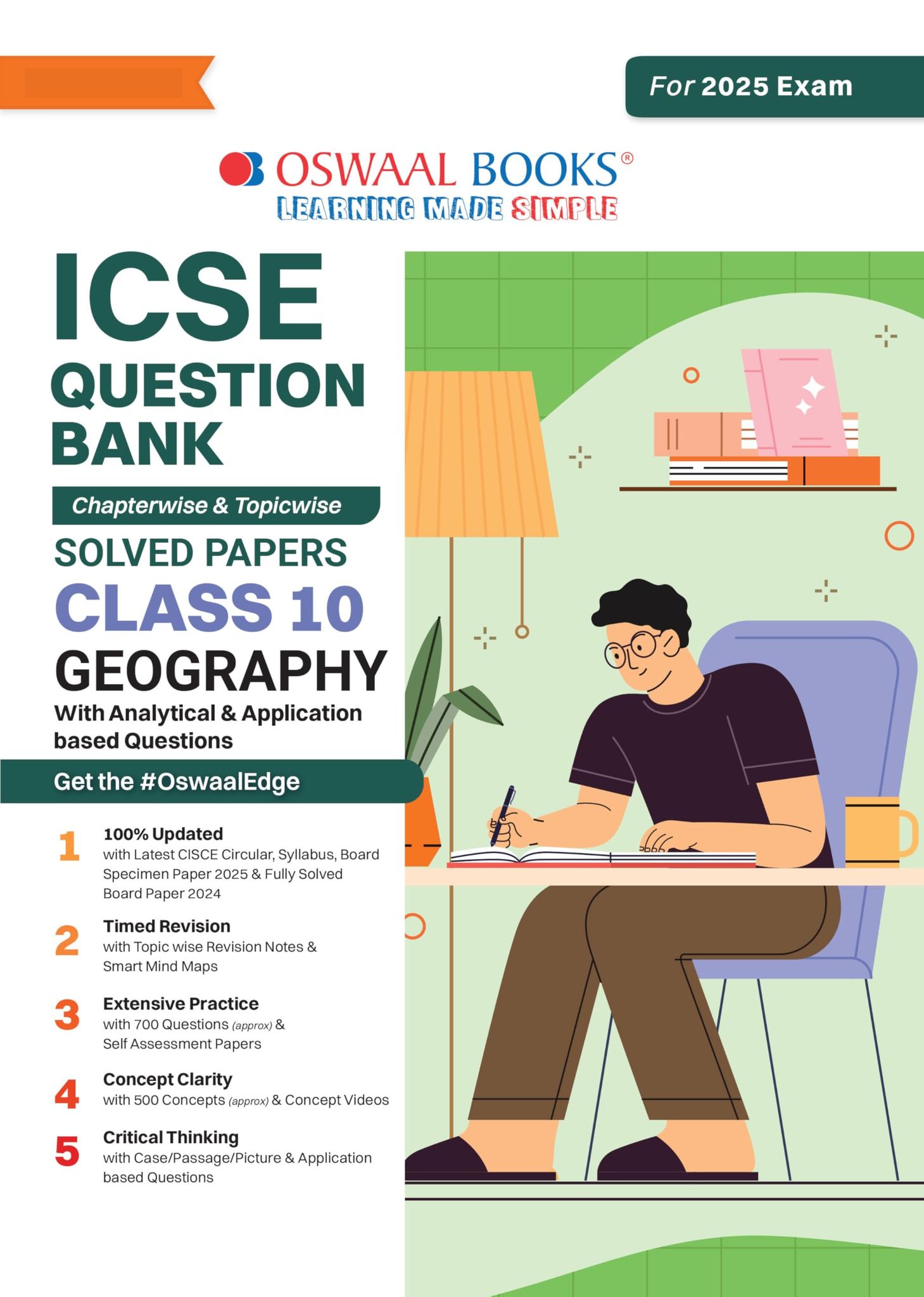 Oswaal ICSE Question Bank SOLVED PAPERS | Class 10 | Geography | For Exam 2024-25 Oswaal Editorial Board