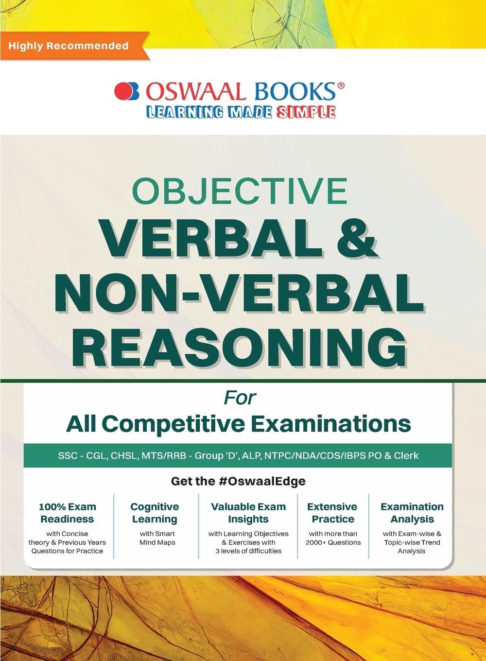 Oswaal Objective Verbal & Non-Verbal, Reasoning Chapter-wise & Topic-wise for All Competitive Examination | A Complete Book to Master Reasoning | For Latest Exams Oswaal Editorial Board
