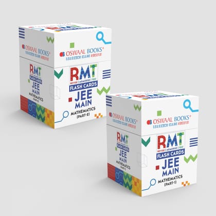 Oswaal JEE Main RMT FLASHCARDS Mathematics (Part-1 & 2), Set of 2 Boxes (For 2024 Exam) Oswaal Editorial Board Oswaal Editorial Board