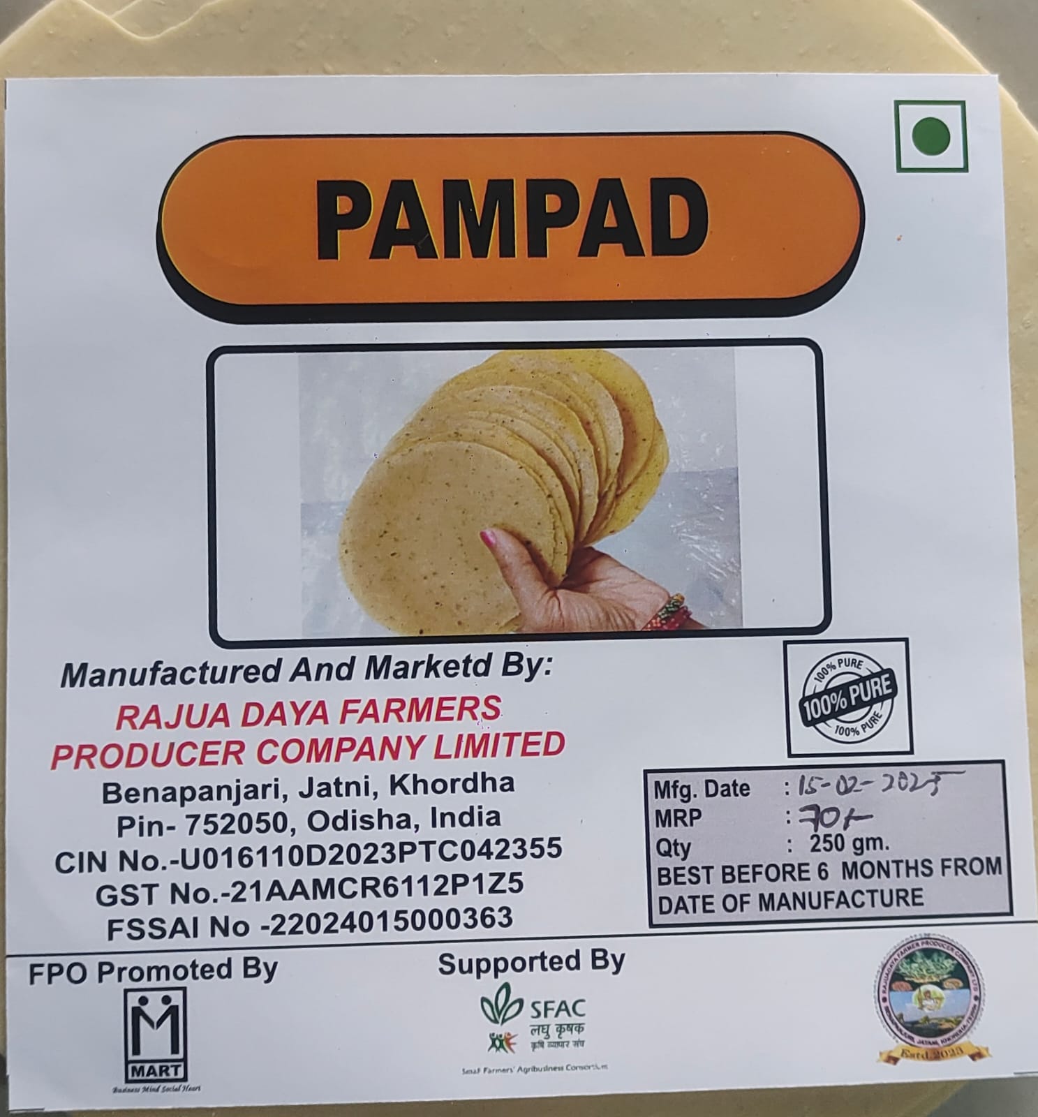 Papad Online at Best Price in India | 100% Pure & Natural | FSSAI Approved