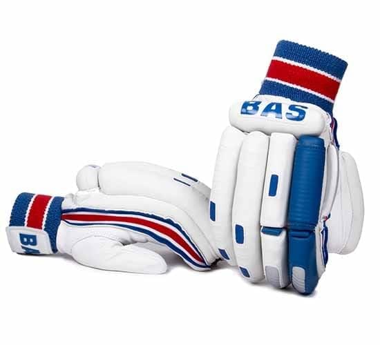 BAS Vampire Cricket Batting Gloves For Right Hand Batsman - Blue, Red & White Online at Best Price in India