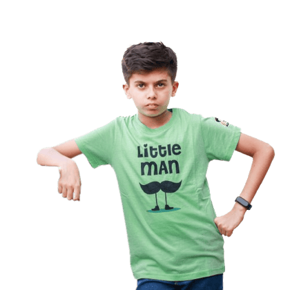 KUCHU Unisex Tshirt | Made of Super Combed Cotton-Modal Natural Fiber Better Than 100% Cotton| Soft & Breathable Fabric| Unique Digitally Printed Design |Vibrant Colour | Little Man KUCHU Unisex Tshirt | Made of Super Combed Cotton-Modal Natural Fiber Better Than 100% Cotton| Soft & Breathable Fabric| Unique Digitally Printed Design |Vibrant Colour | Little Man