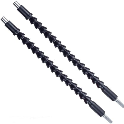 H9 295mm Black Flexible Shaft Drill Bit Extension Screwdriver Holder Connecting Link for Drill Machine