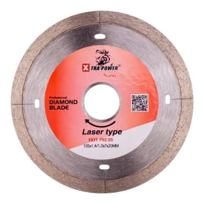 H9 Marble cutting blade tile laser cut 4" (100mm)(hot press) as xtrapower nano blade 1 pcs