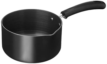 Nonstick Saucepan with Glass Lid, 1.5-Quart, Black Nonstick Saucepan with Glass Lid, 1.5-Quart, Black