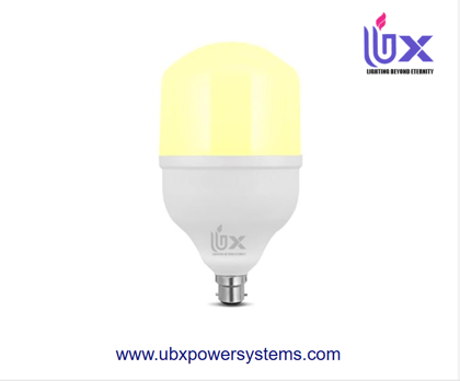 UBX Dome B22 40-Watt LED High Wattage Bulb with Elegant Design| Warm White - 3000K |Pack of 1