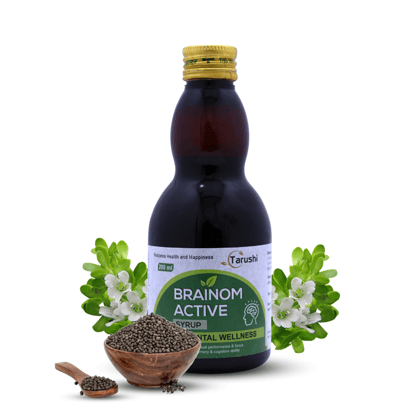 Tarushi Formulations Brainom Active Syrup for Mental Wellness - 200ml Tarushi Formulations Brainom Active Syrup for Mental Wellness - 200ml